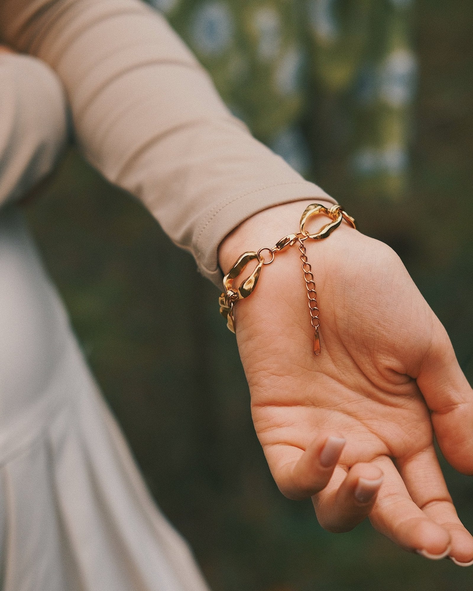 Ariadne Link Bracelet — Gold-Tone Bracelet, alternate view