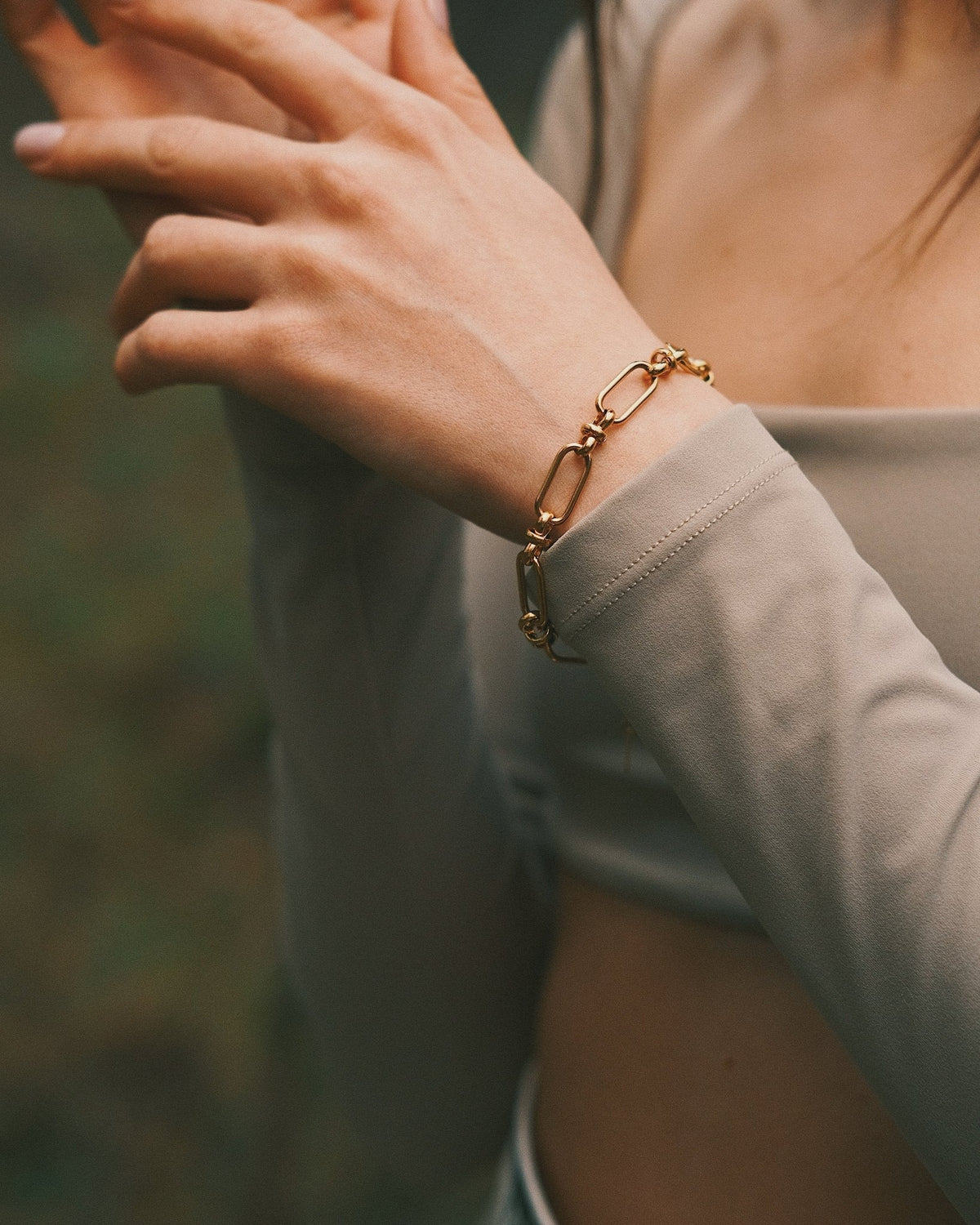 Ariadne Link Bracelet — Gold-Tone Bracelet, alternate view