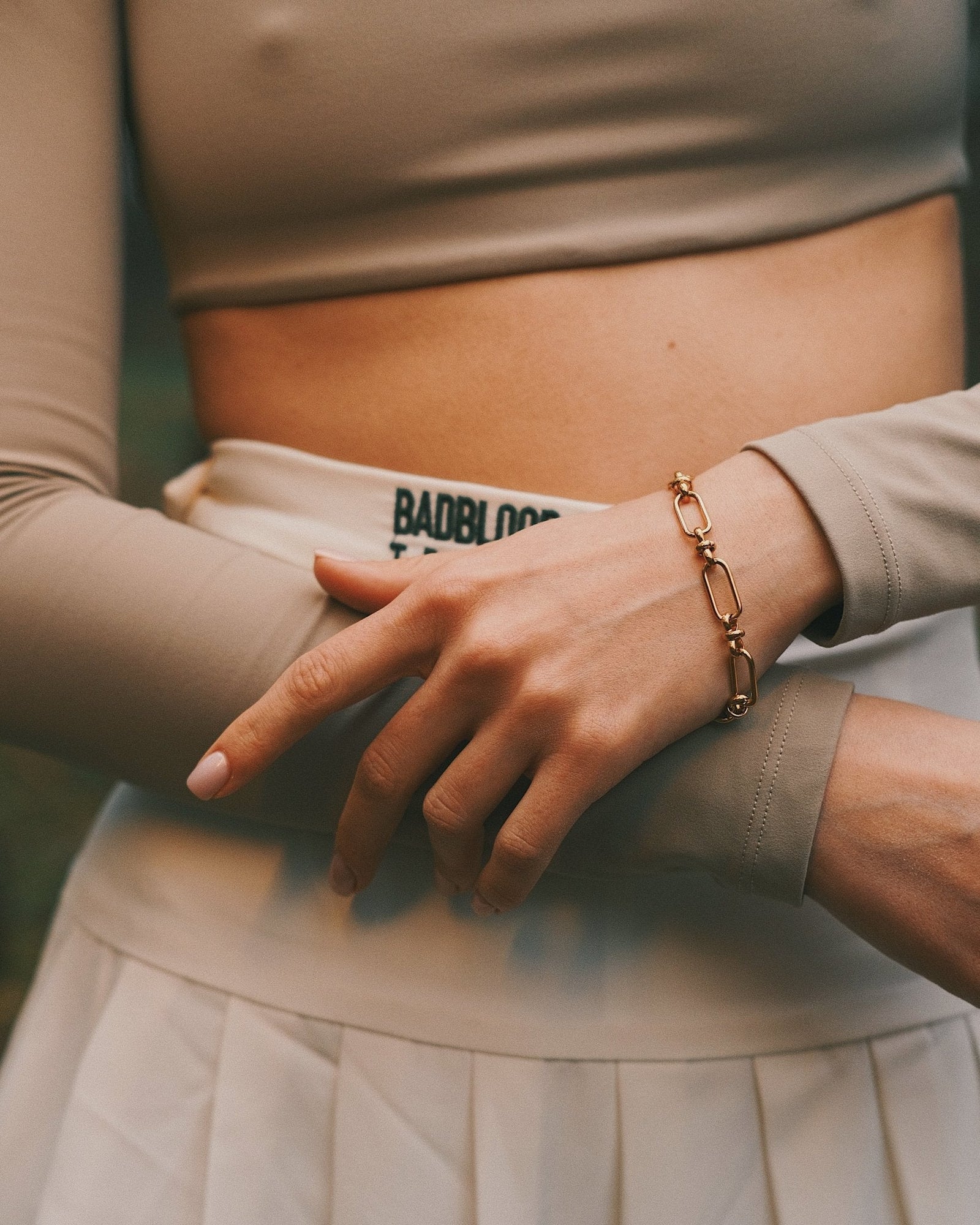 Ariadne Link Bracelet — Gold-Tone Bracelet