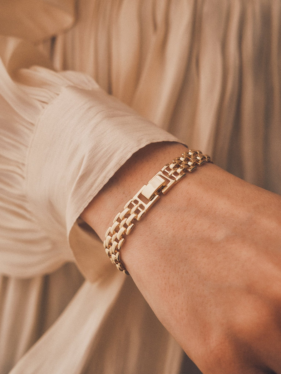 Reversible Pearl Bracelet — Gold-Tone Bracelet, alternate view