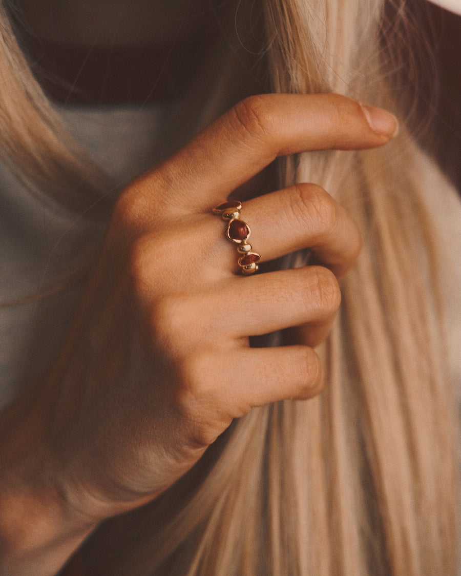 Cherrystone Ring — Gold-Tone Ring