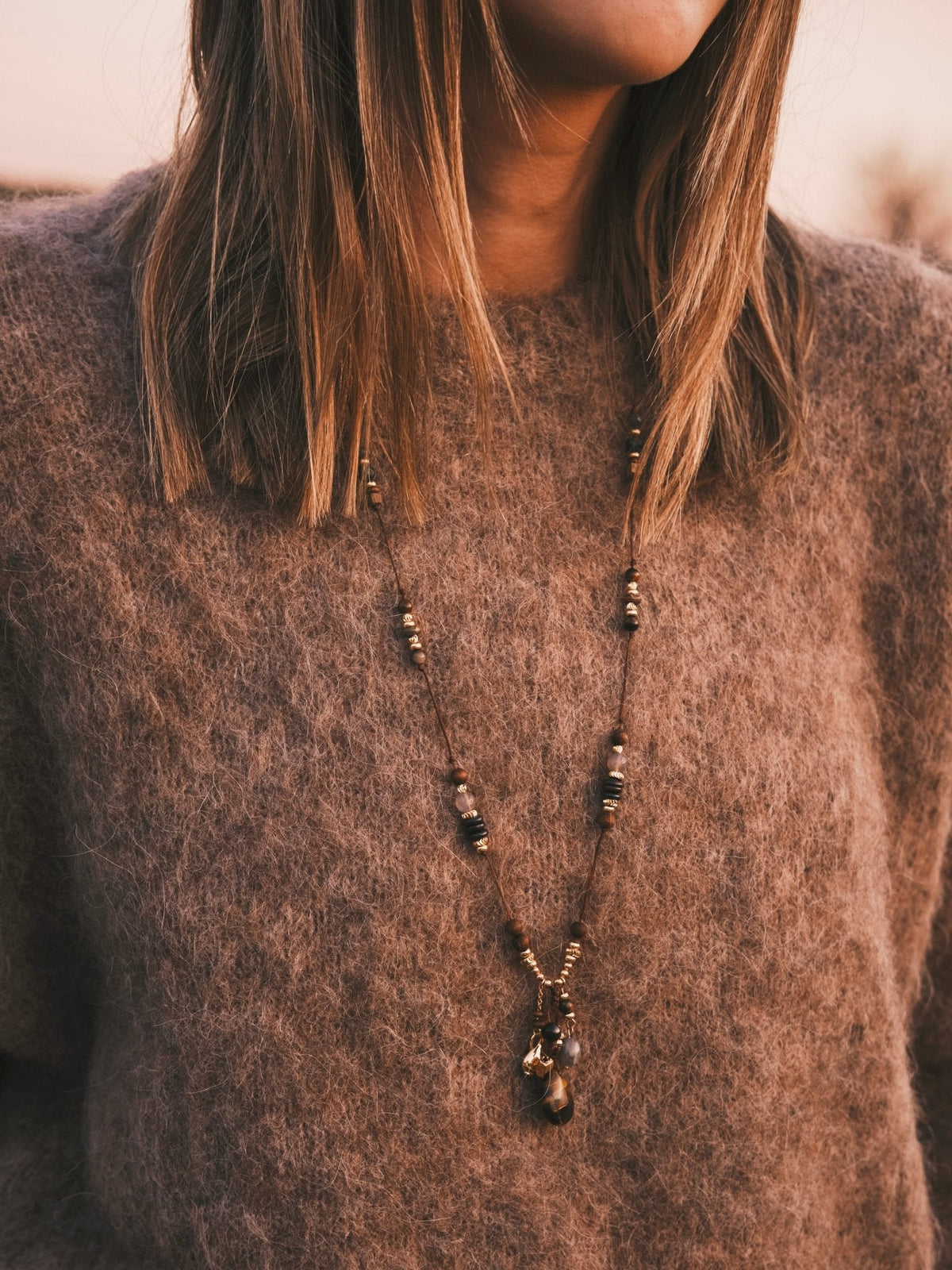 Antique Muse Necklace — Gold-Tone Necklace, alternate view