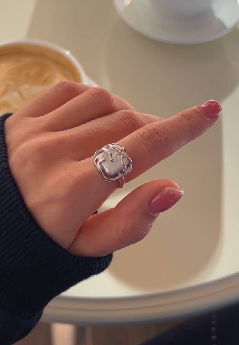 Moon Forest Ring — Sterling Silver Ring