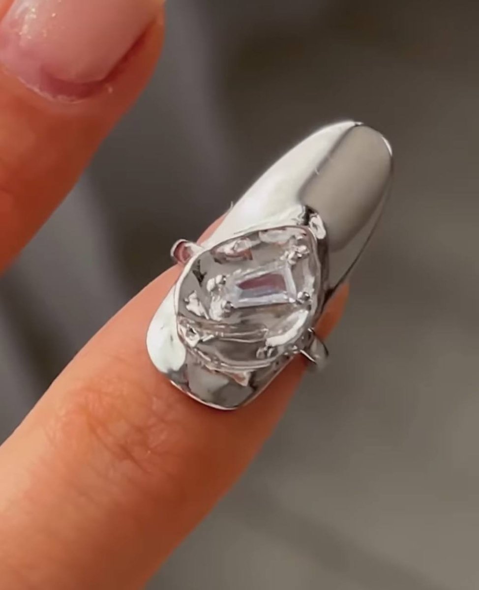 Nail Ring — Sterling Silver Ring