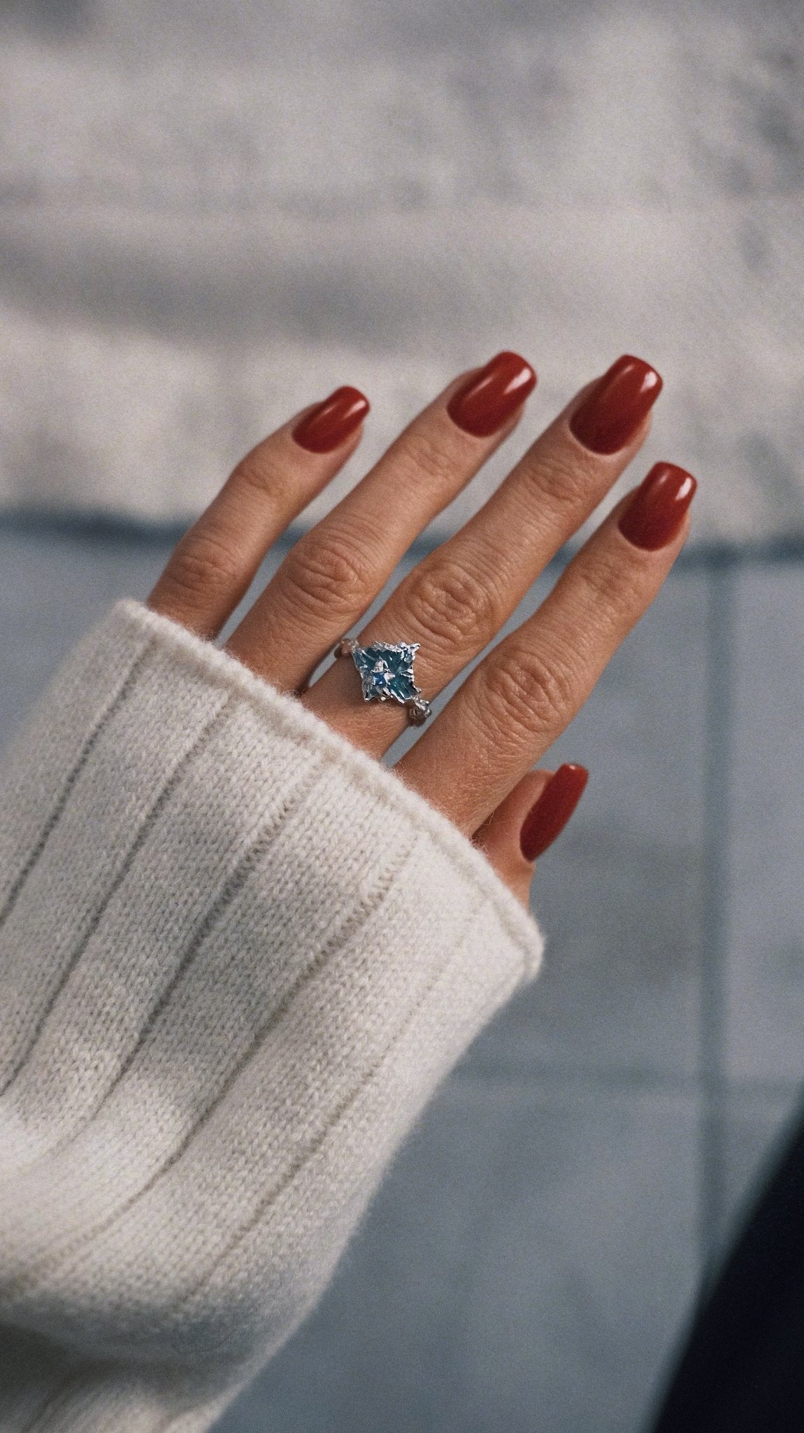 Skylight Ring — Sterling Silver Ring, alternate view
