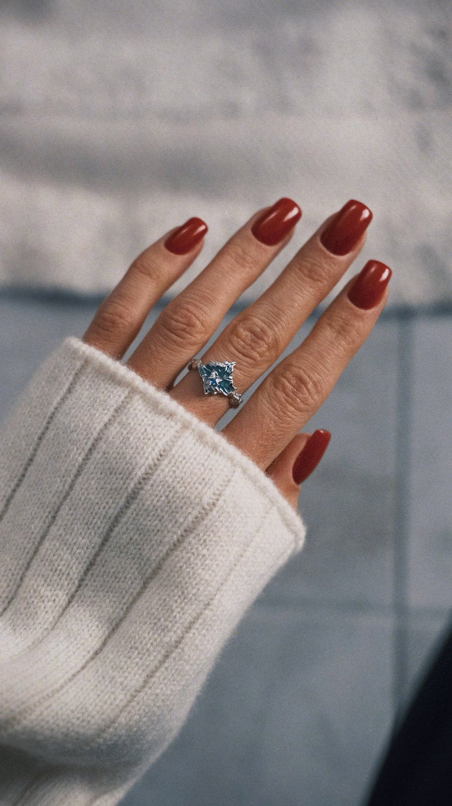 Skylight Ring — Sterling Silver Ring, alternate view