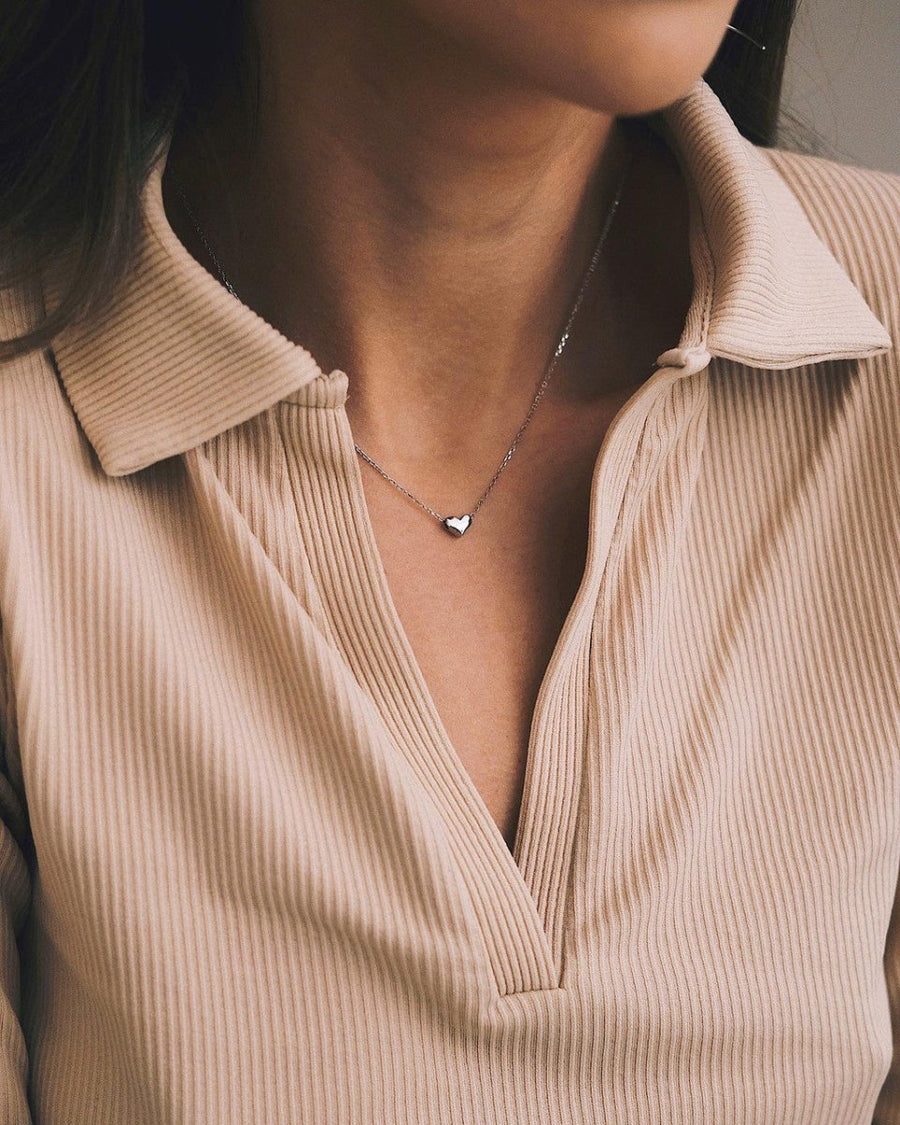 Little Heart Pendant — Sterling Silver Pendant Necklace
