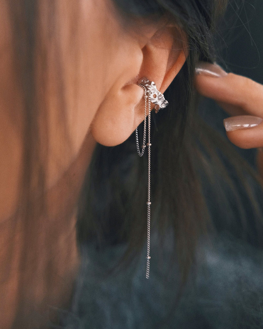 Star Path Ear Cuff — Sterling Silver Ear Cuff