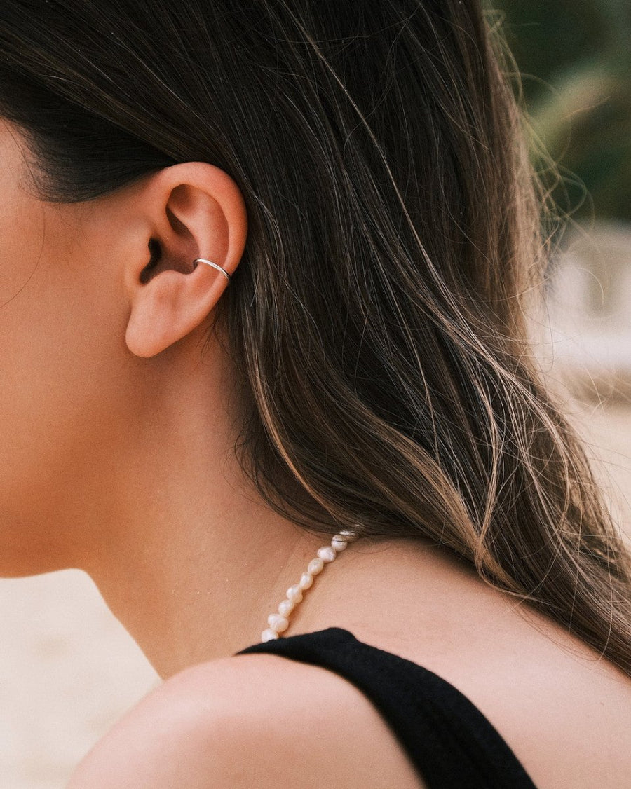 Faux Nose Ring — Sterling Silver Nose Ring, alternate view
