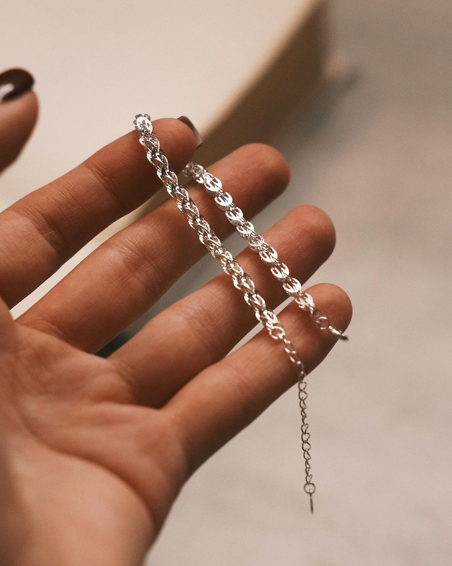 Mariner Chain Bracelet — Sterling Silver Bracelet, alternate view