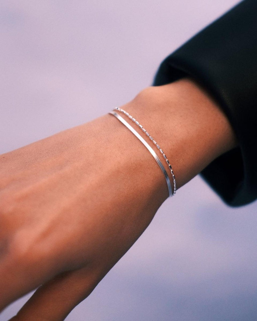 Serpent Double Bracelet — Sterling Silver Bracelet