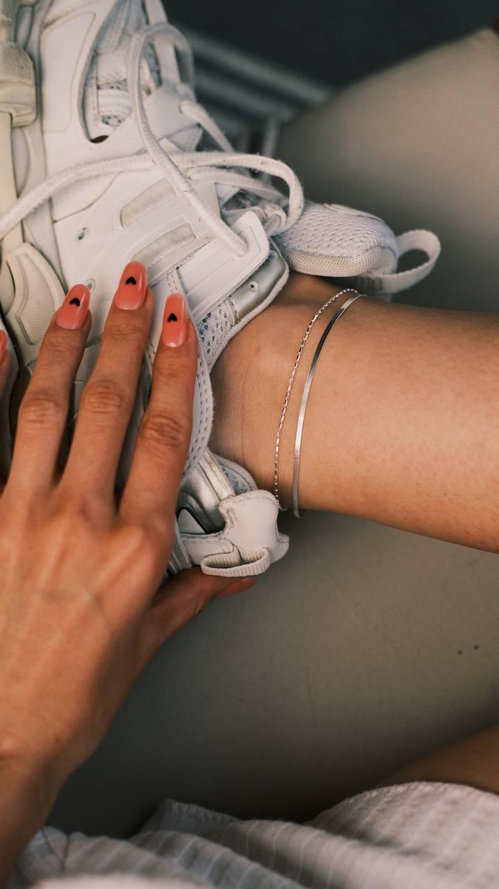 Serpent Anklet — Sterling Silver Anklet