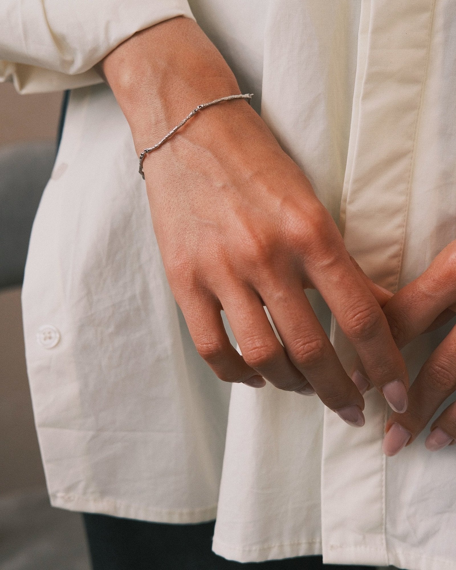 Grain Chain Bracelet — Sterling Silver Bracelet